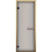 Дверь для бани и сауны САТИН Матовая (8мм)(Хвоя)