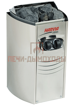 Электрическая печь Harvia Vega Compact BC35 Steel, встроенный пульт в комплекте